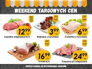 Pogląd gazetki "Weekend targowych cen" ze sklepu Piotruś Pan ważnej od 25.09.2025