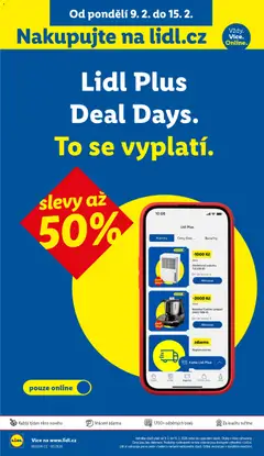 Náhled nabídky: Lidl Leták - Lidl Plus Deal Days platný od 09.02.2026