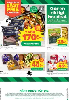 Förhandsgranska reklamblad Aktuella reklamblad Coop från butik Coop gäller från 27/10/2025 | Sida : 8