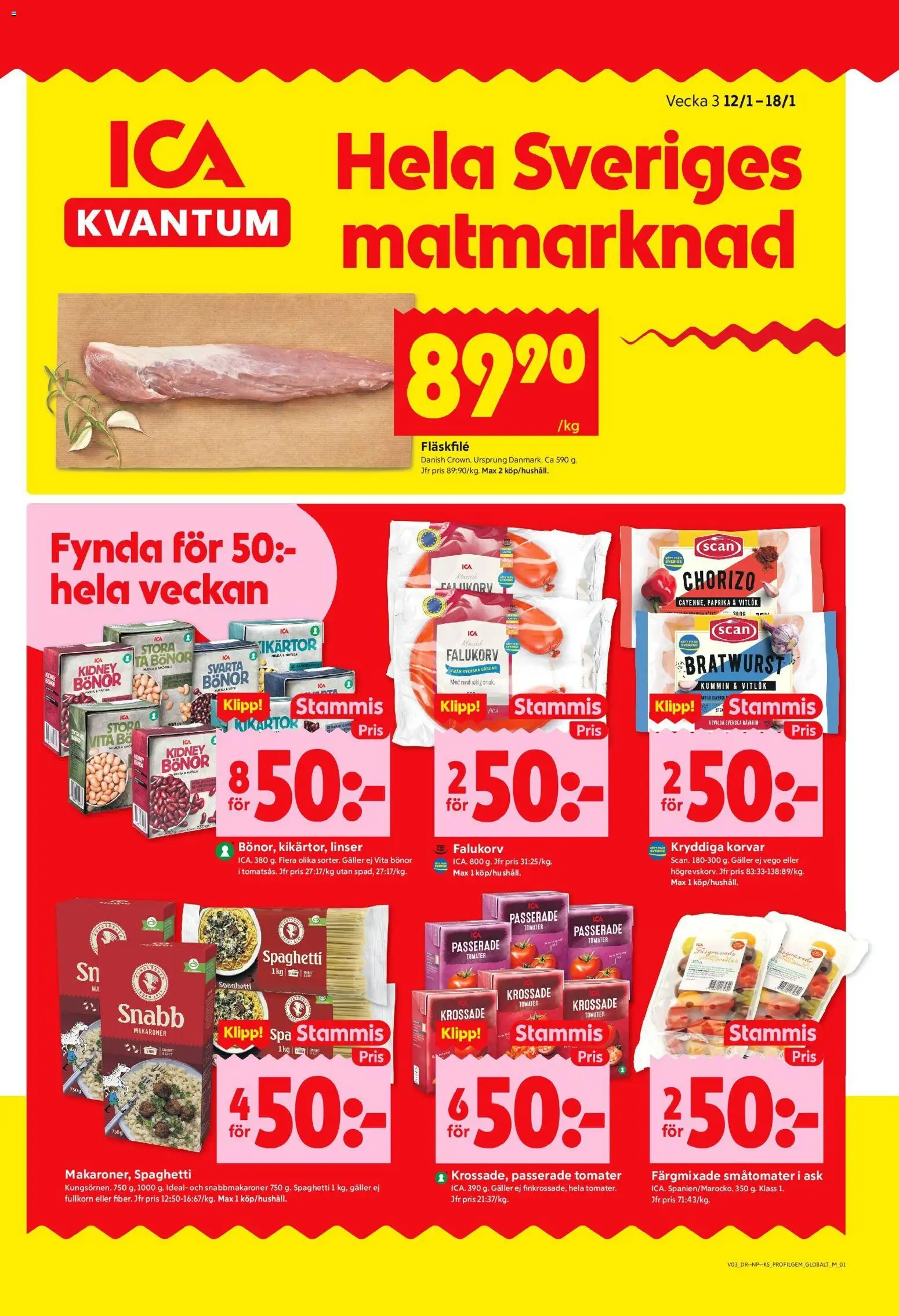 Förhandsgranska reklamblad Farsta från butik ICA Kvantum gäller från 12/01/2026