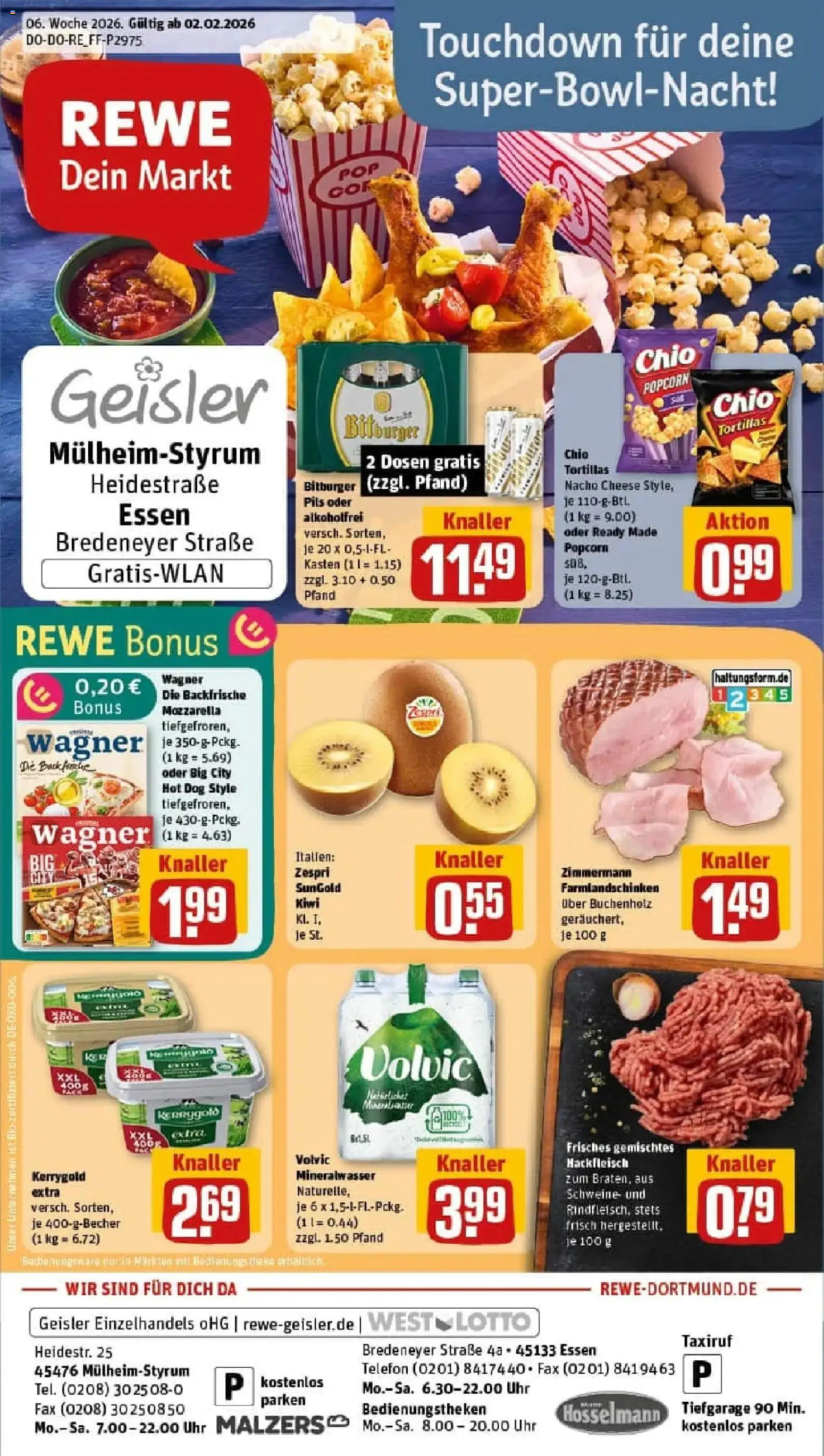 Vorschau von dem Prospekt des Geschäftes Rewe, gültig ab dem 02.02.2026