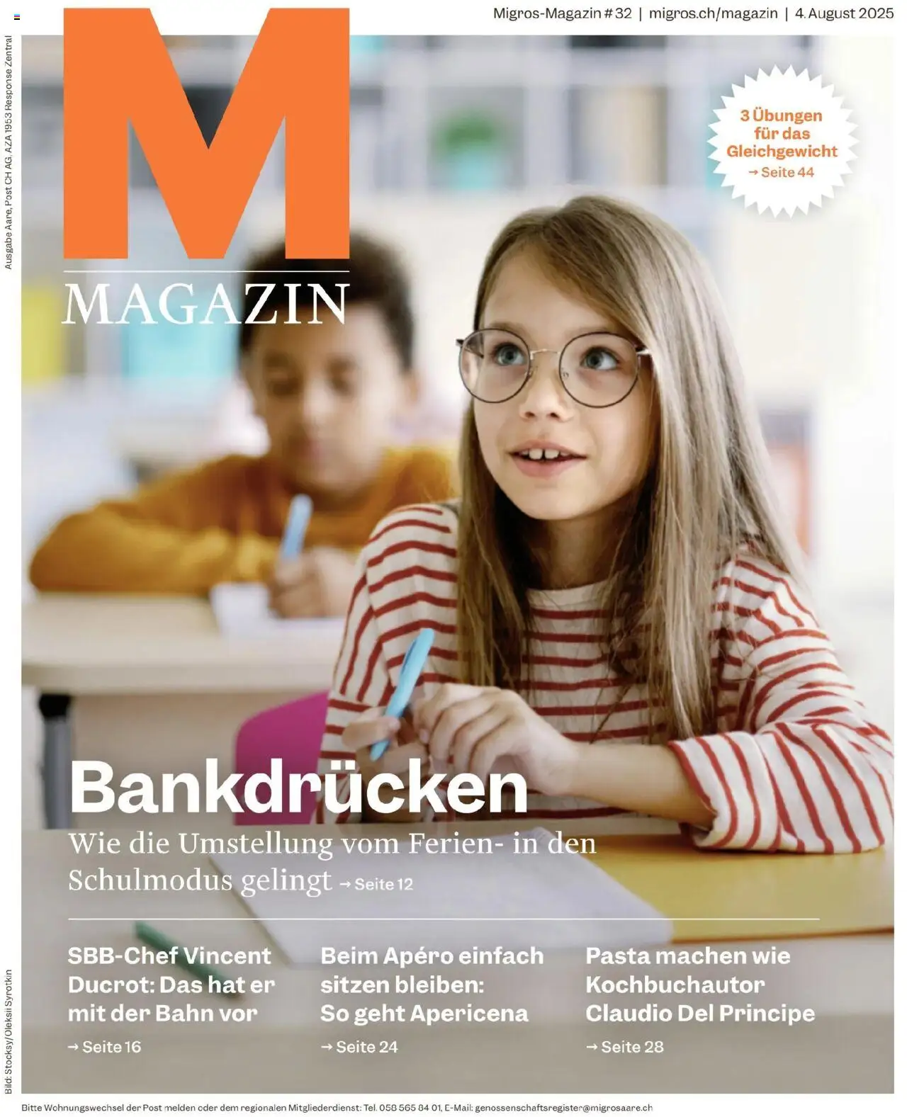 Migros Magazin ab 05.08.2025 - Seitennummer 1