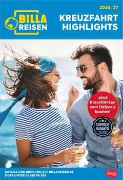 Vorschau der Angebote: Billa Billa - Billa Reise Kreuzfahrten Highlights gültig ab 01.01.2026