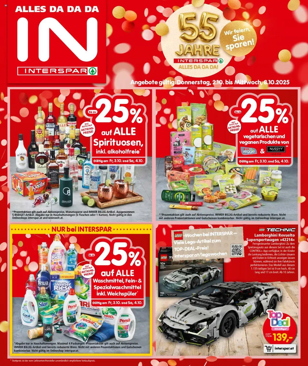  INTERSPAR Flugblatt 02.10.2025 - Angebote "Niederösterreich" - Seite 1 - Campari