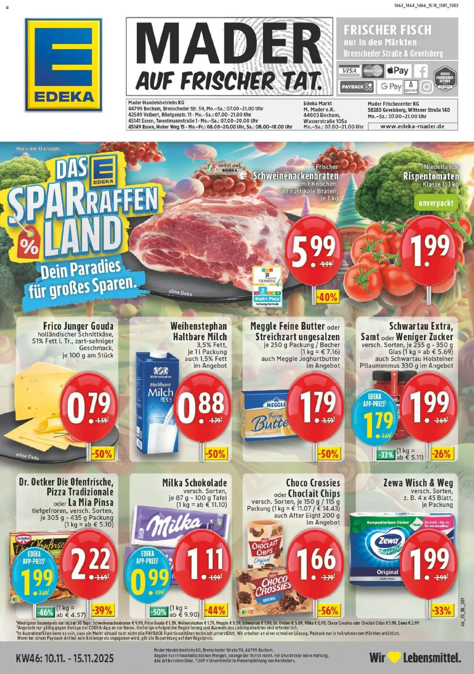 Vorschau von dem Prospekt des Geschäftes Edeka, gültig ab dem 09.11.2025