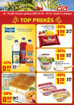 ČIA MARKET parduotuvės leidinio Leidinys galiojančio nuo 2025.09.09 peržiūra