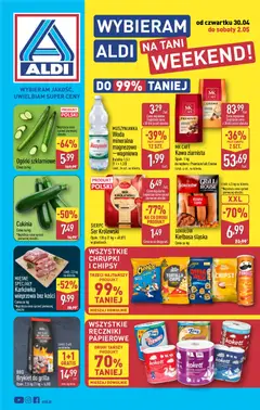 Pogląd gazetki "Aldi gazetka - Oferta weekendowa" ze sklepu Aldi ważnej od 30.04.2026