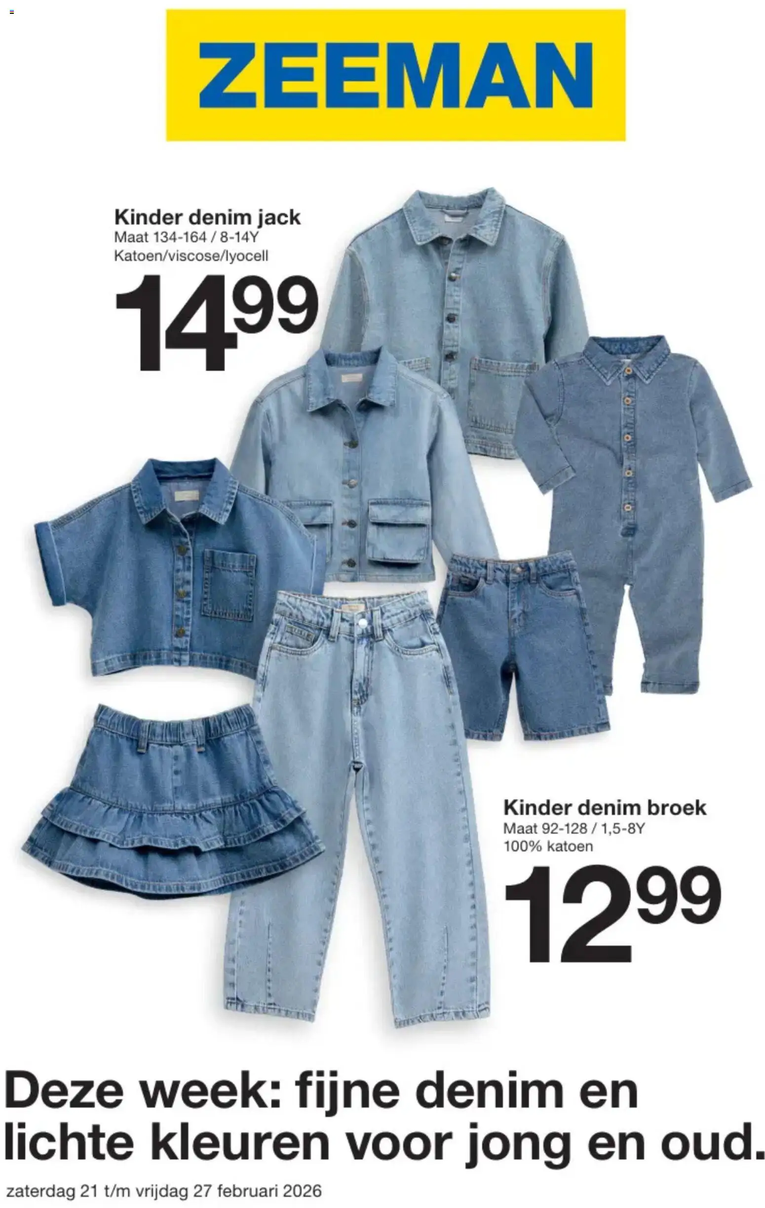 Voorbeeld van Folder van winkel Zeeman geldig vanaf 21/02/2026