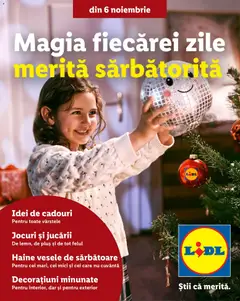 Previzualizarea de cataloage: Lidl Catalog - Decorațiuni și jucării valabil de la 06.11.2025