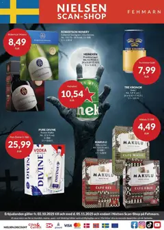 Eksempel på tilbudsavis Fehmarn erbjudande fra butik Nielsen Discount gyldig fra 02/10/2025