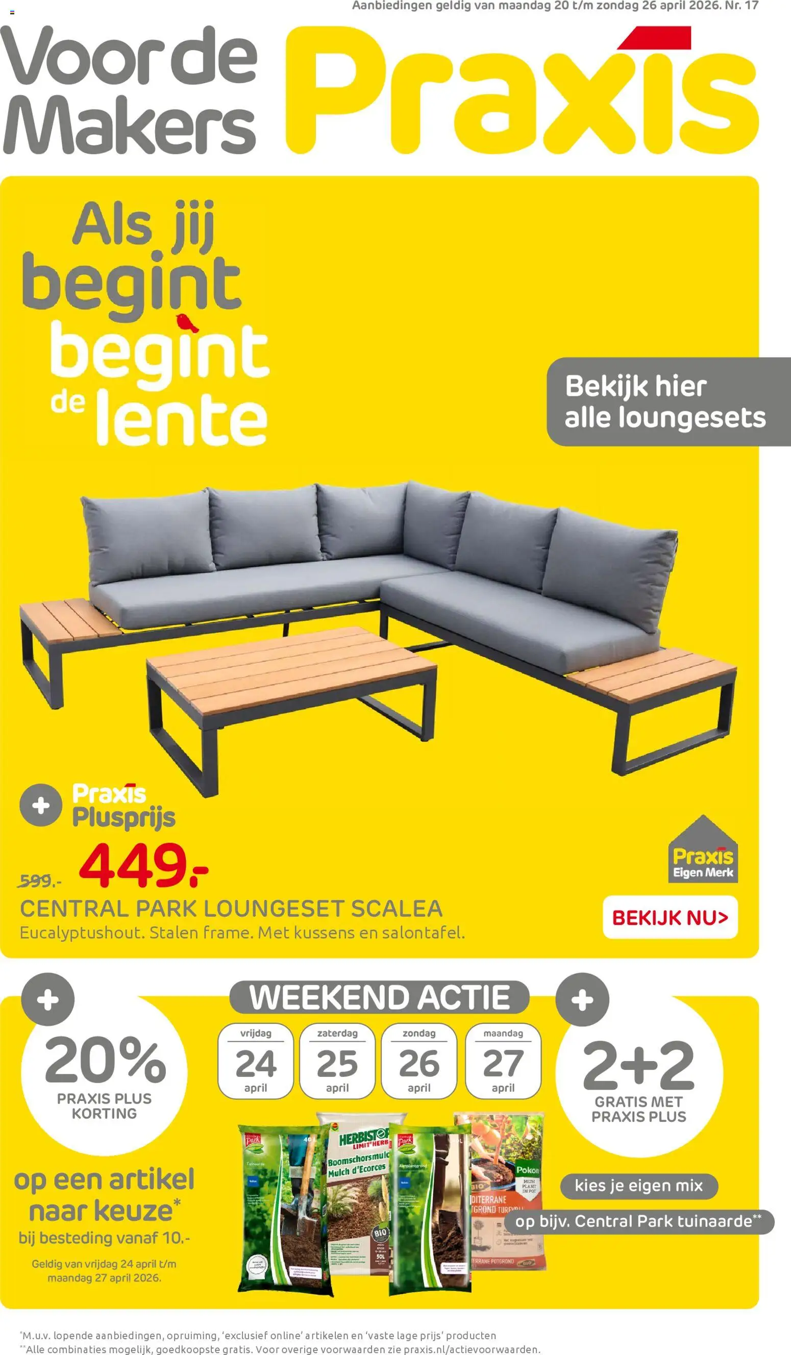 Voorbeeld van Praxis folder van winkel Praxis geldig vanaf 20-04-2026