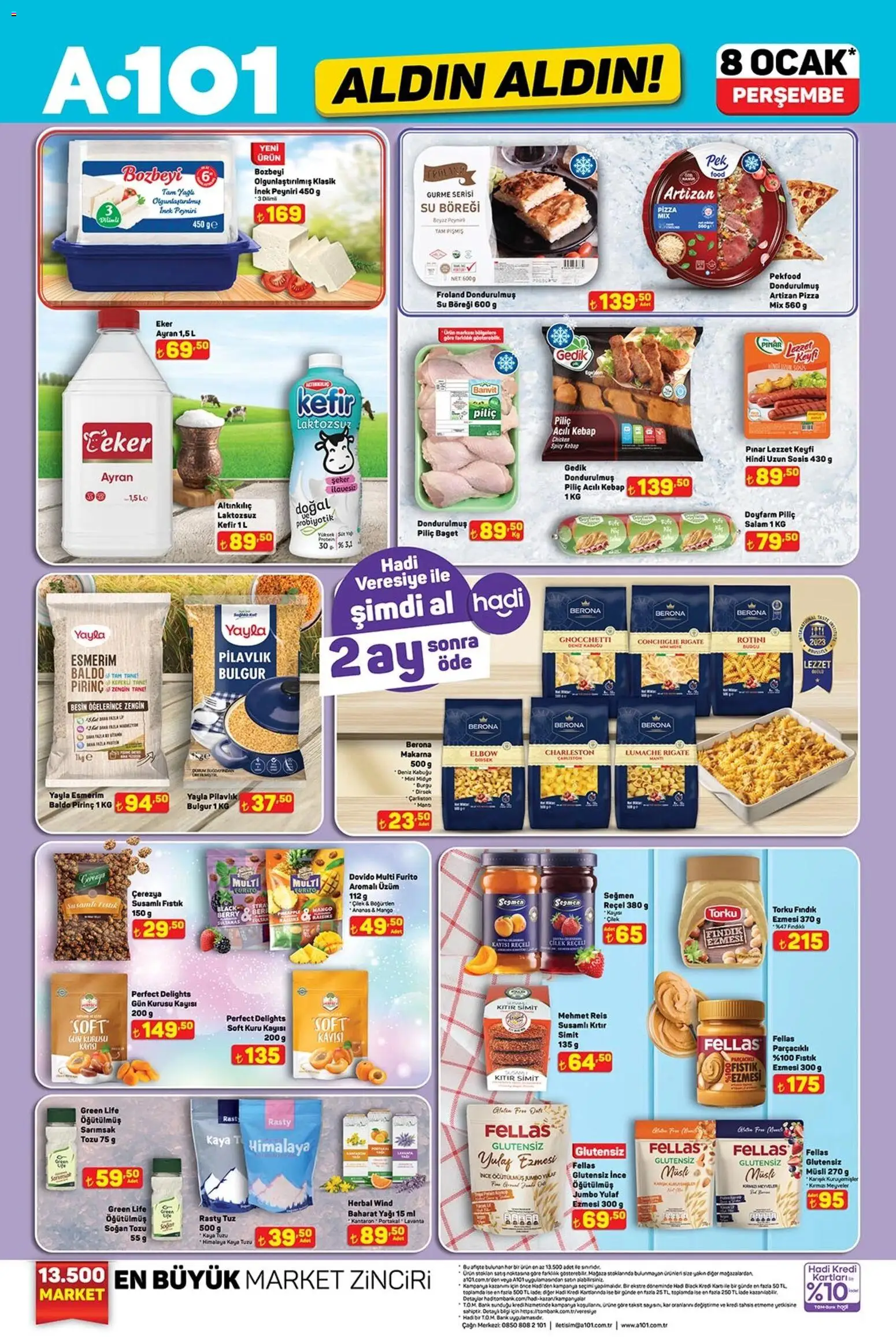 A101 Katalog Aldın Aldın 08.01.2026 - Broşürünün önizlemesi