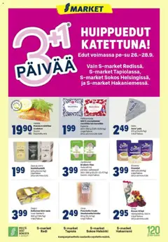 Kaupan S-market Tarjoukset esikatselu, voimassa 26/09/2025