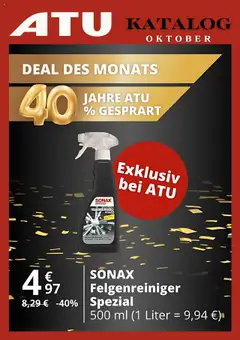 Vorschau von dem Prospekt des Geschäftes ATU, gültig ab dem 01.10.2025