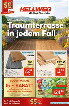 Vorschau von dem Prospekt des Geschäftes Hellweg, gültig ab dem 27.04.2026