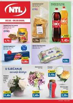 Pregled letka Katalog trgovine NTL vrijedi od 22.10.2025
