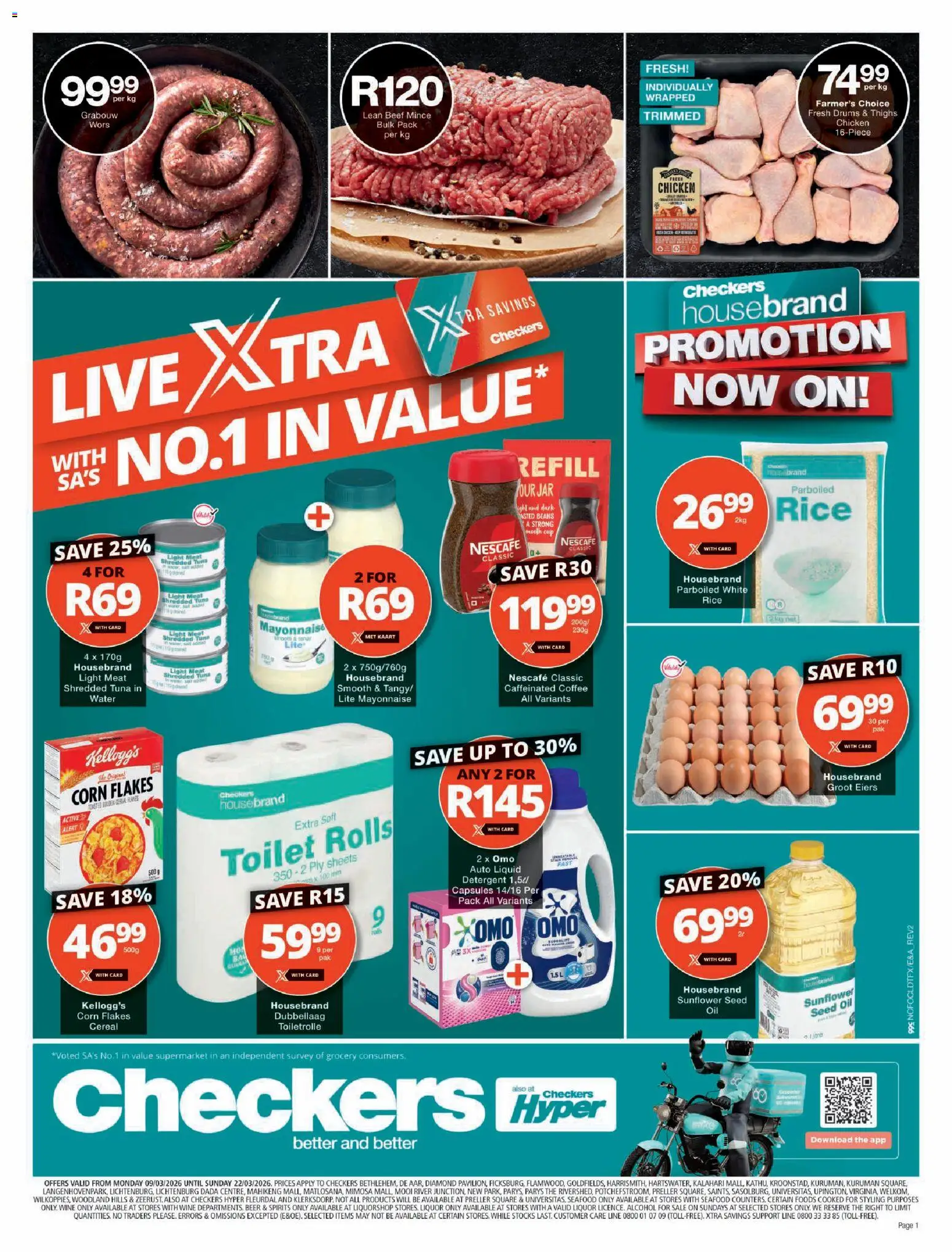 Preview of Checkers flyer valid from 09/03/2026