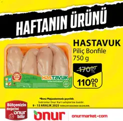 Onur Market Haftanın Ürünü 09.12.2025 - Broşürünün önizlemesi