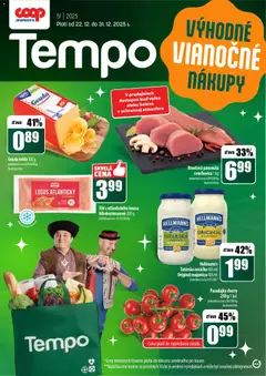 Náhľad COOP Jednota letáku platného od 22.12.2025