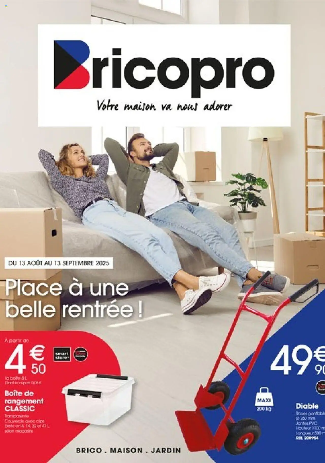 Catalogue de la boutique Brico PRO valable du 13/08/2025 - Page numéro 1