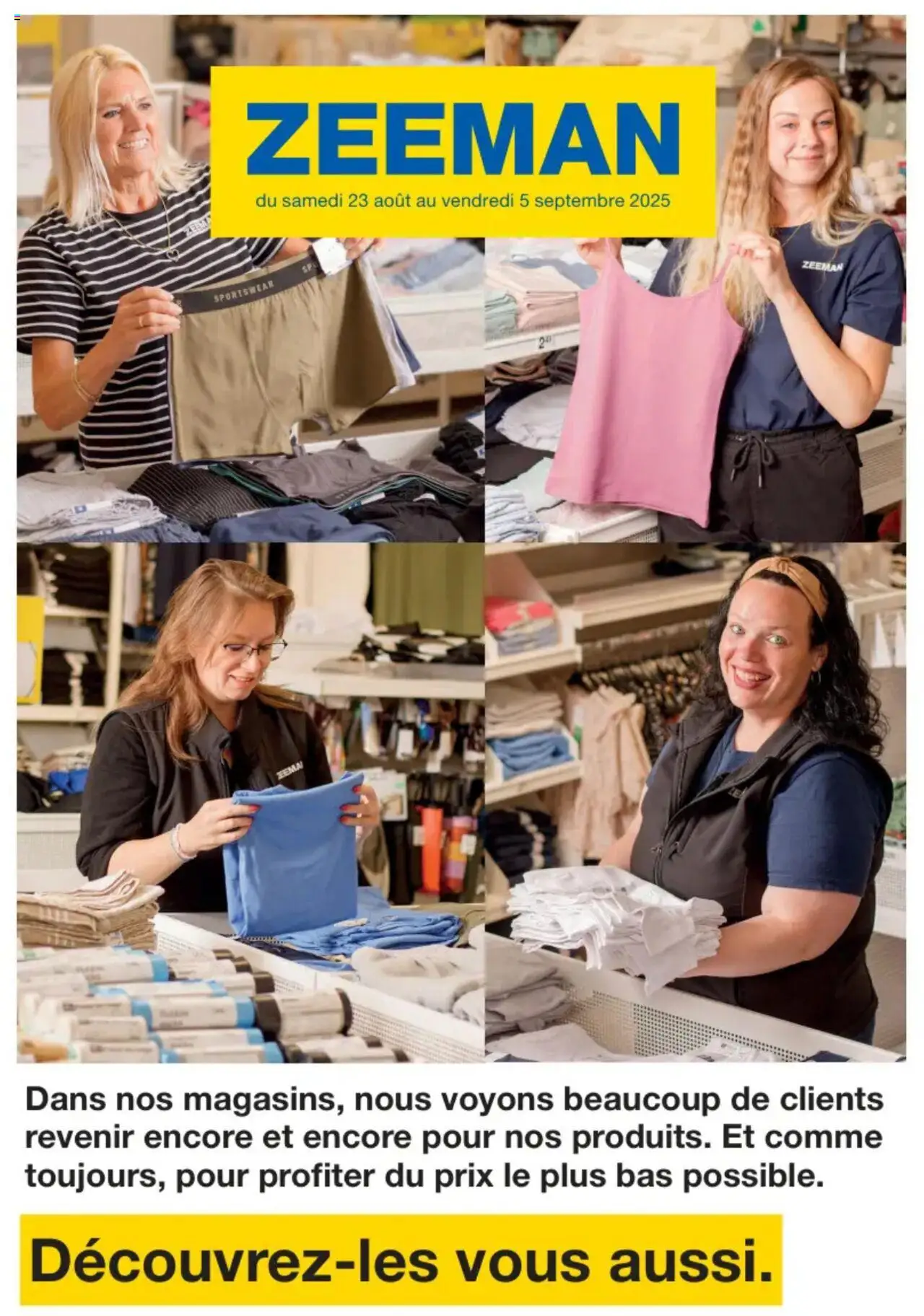 Zeeman shop Publicité geldig vanaf 23/08/2025 - Paginanummer 1