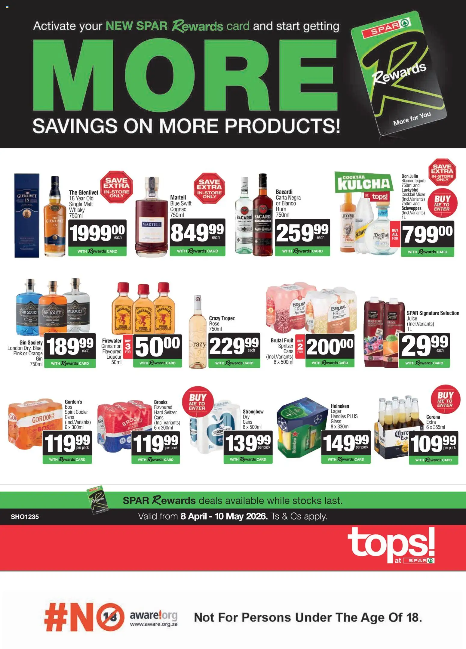 Preview of Tops at Spar flyer valid from 08/04/2026