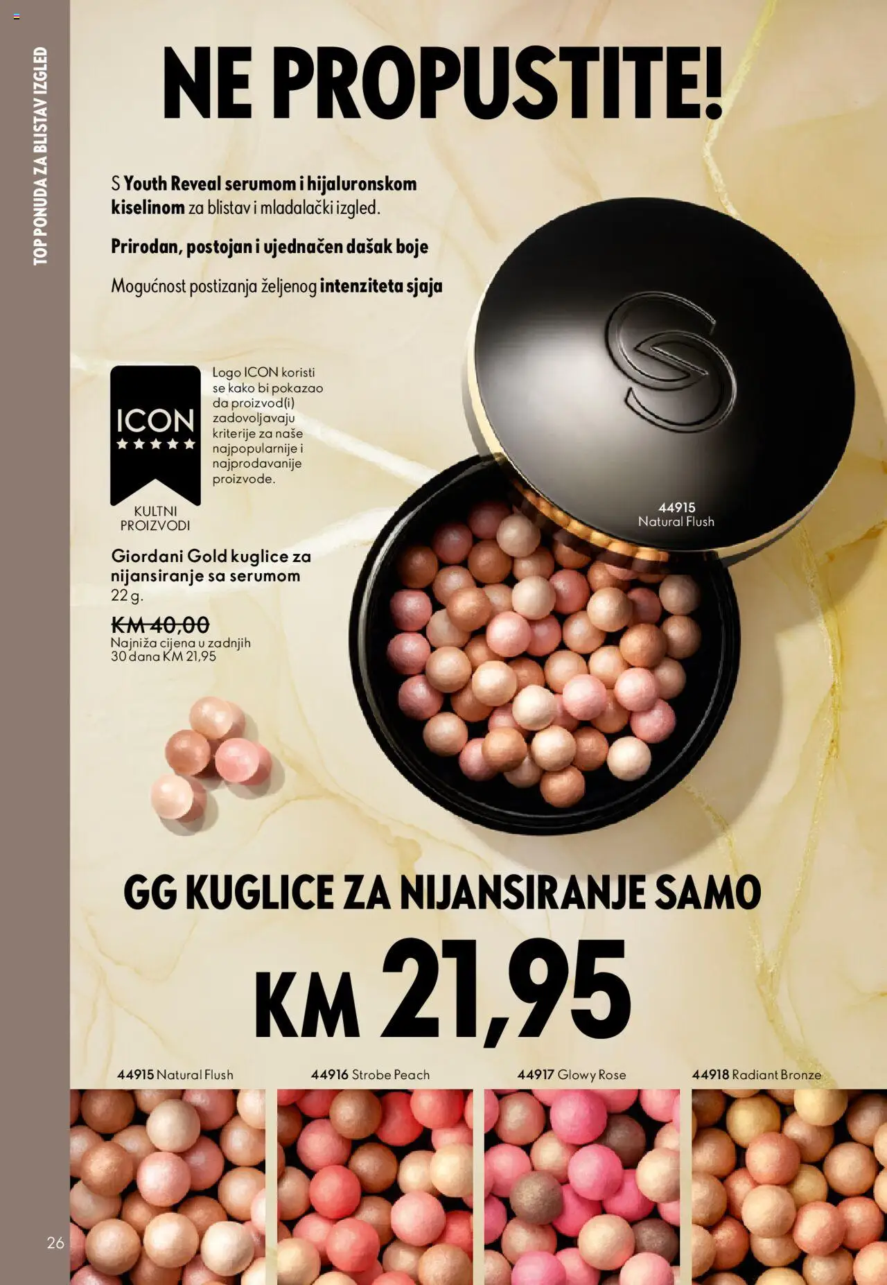 Pregled letka Katalog trgovine Oriflame vrijedi od 2025.10.08