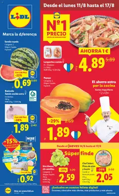 Vista previa del folleto de la tienda Lidl válido desde el 11/08/2025 