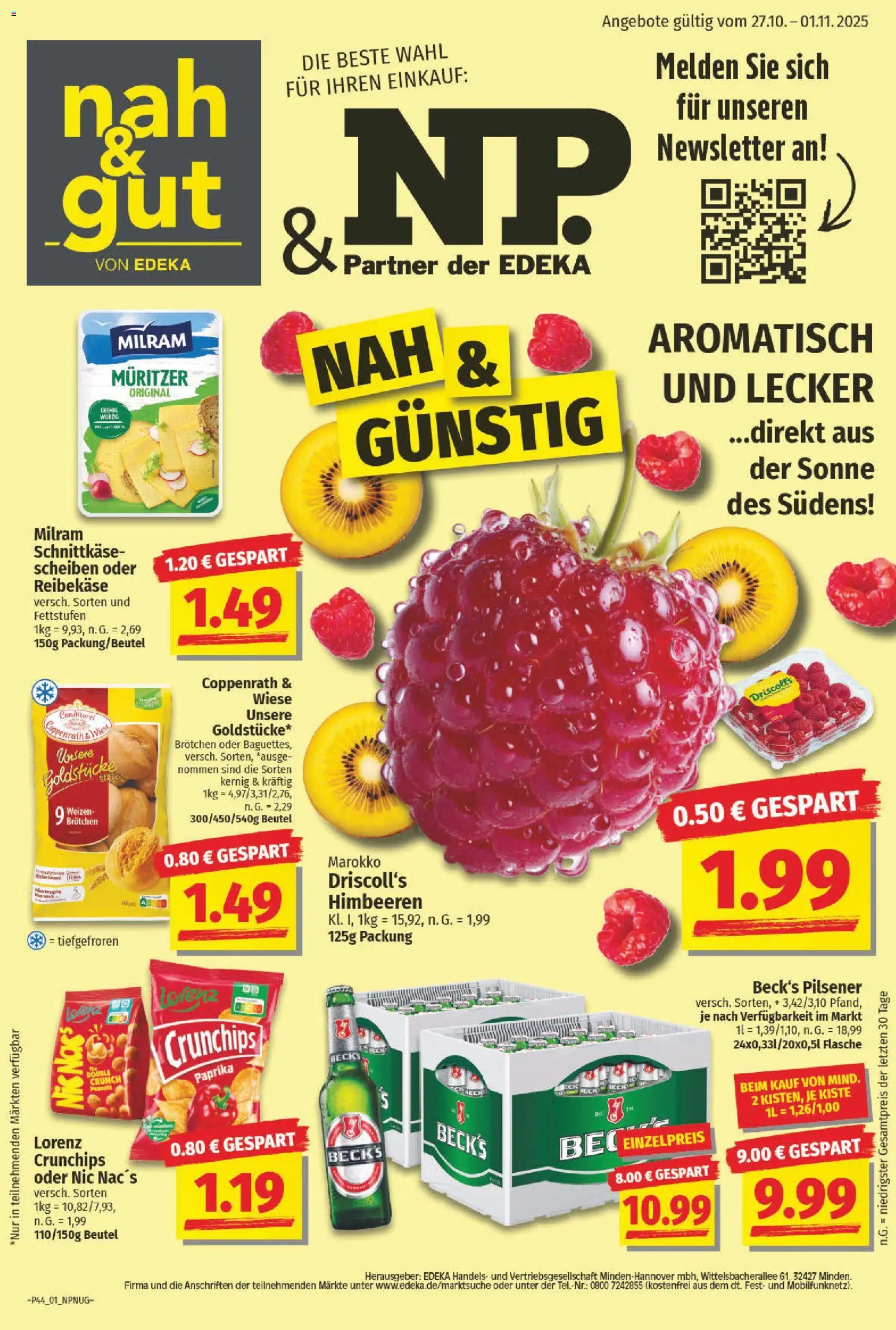 NP Discount Prospekt (vom 27.10.2025 - 01.11.2025)