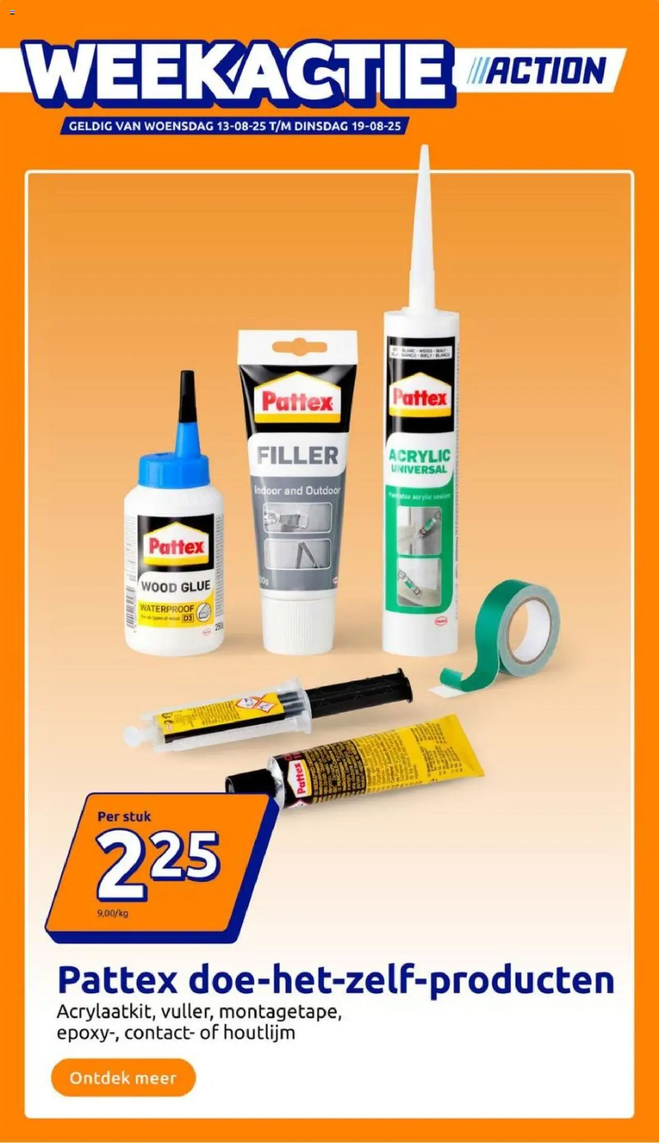 Action shop Folder week 33 geldig vanaf 13/08/2025 - Paginanummer 1