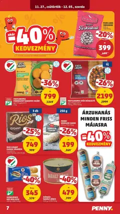 PENNY - Akciós újság PENNY megtekintése, amely érvényes 2025.11.27.-től | Oldal: 7