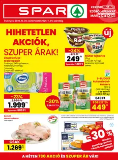 Spar - Akciós újság Spar megtekintése, amely érvényes 2025.10.30.-től