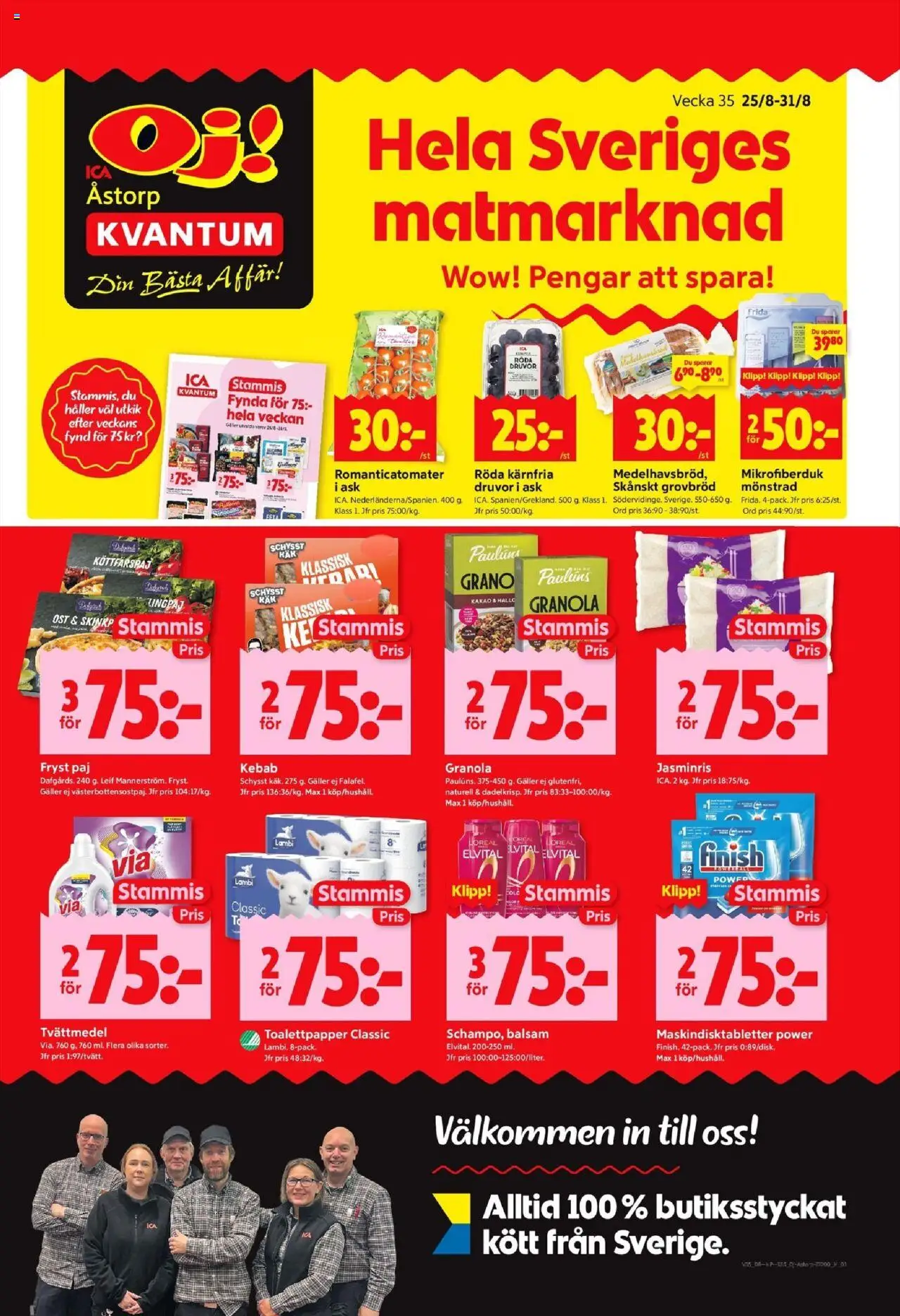 Åstorp är giltig 25/08 2025 > Veckans Erbjudanden gäller från 25/08/2025 till 31/08/2025 sidnummer 1