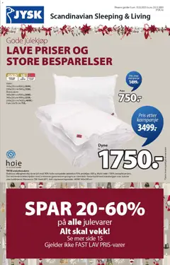 Forhåndsvis Kundeavis fra butikk JYSK gyldig fra 15/12/2025