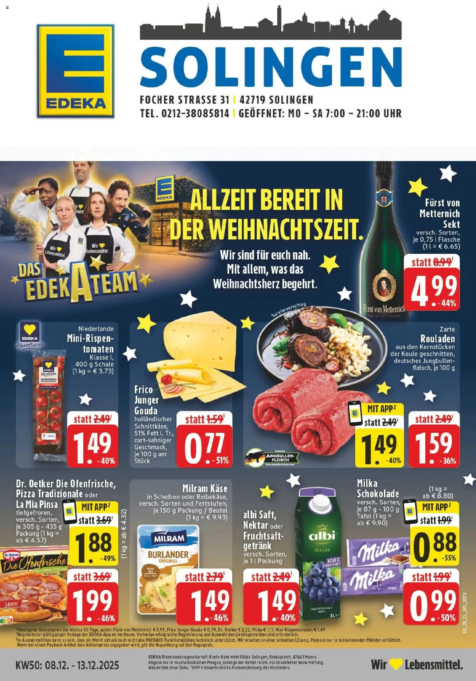 Vorschau von dem Prospekt des Geschäftes Edeka, gültig ab dem 07.12.2025