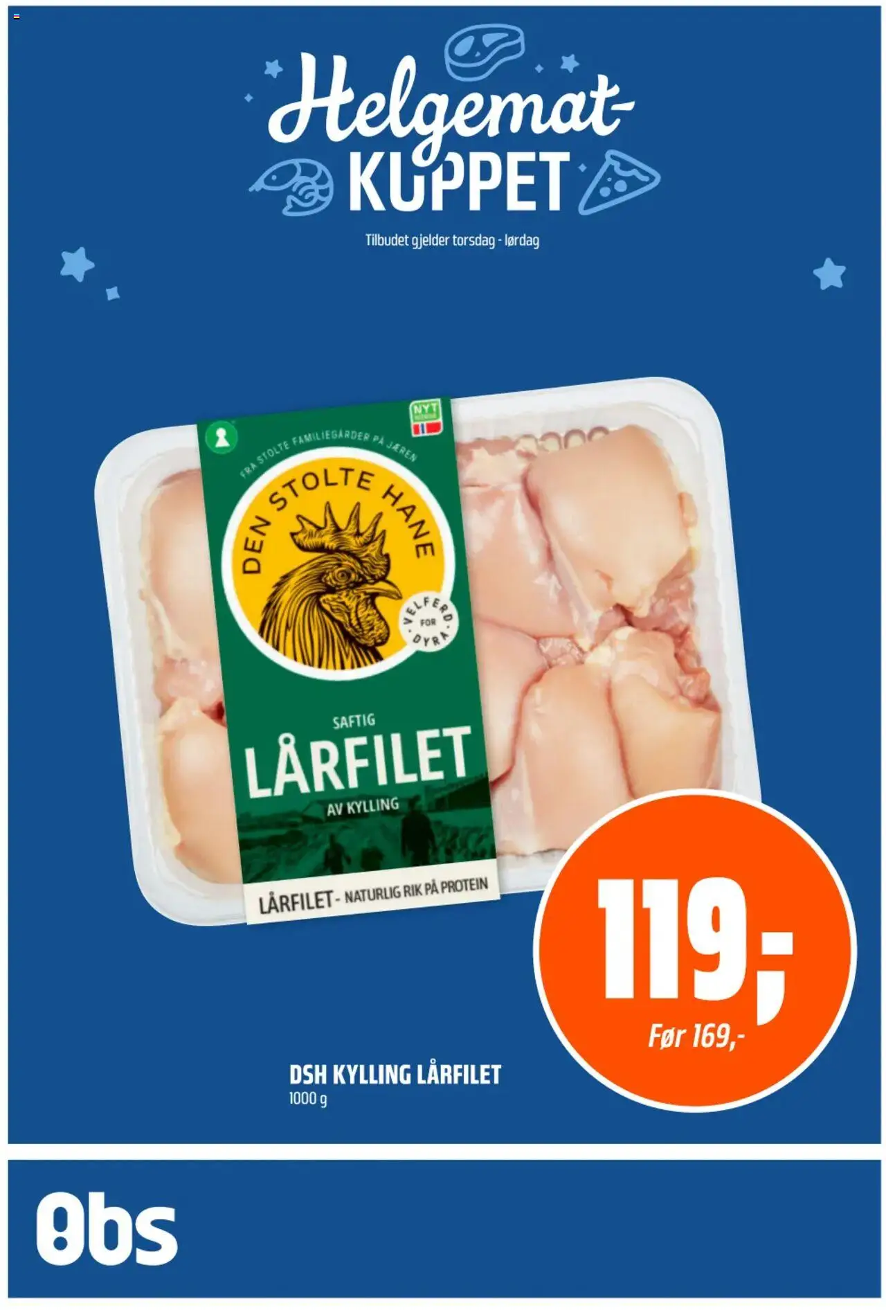 Helgemat Kuppet Coop Obs gyldig fra 31/07/2025 - Sidenummer 1
