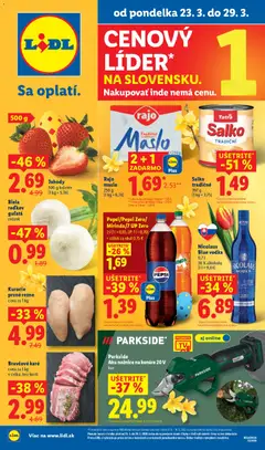 Náhľad Lidl letáku platného od 23.03.2026