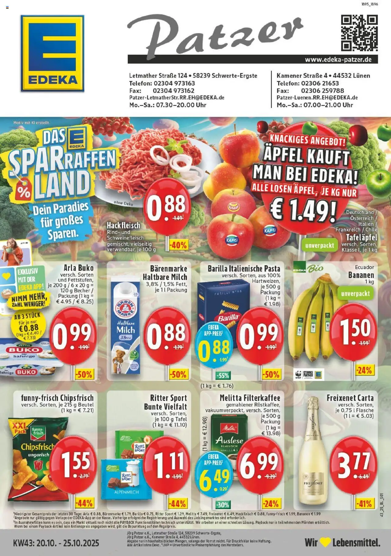 EDEKA Prospekt ab 19.10.2025 - Prospekt Schwerte - Ergste Online