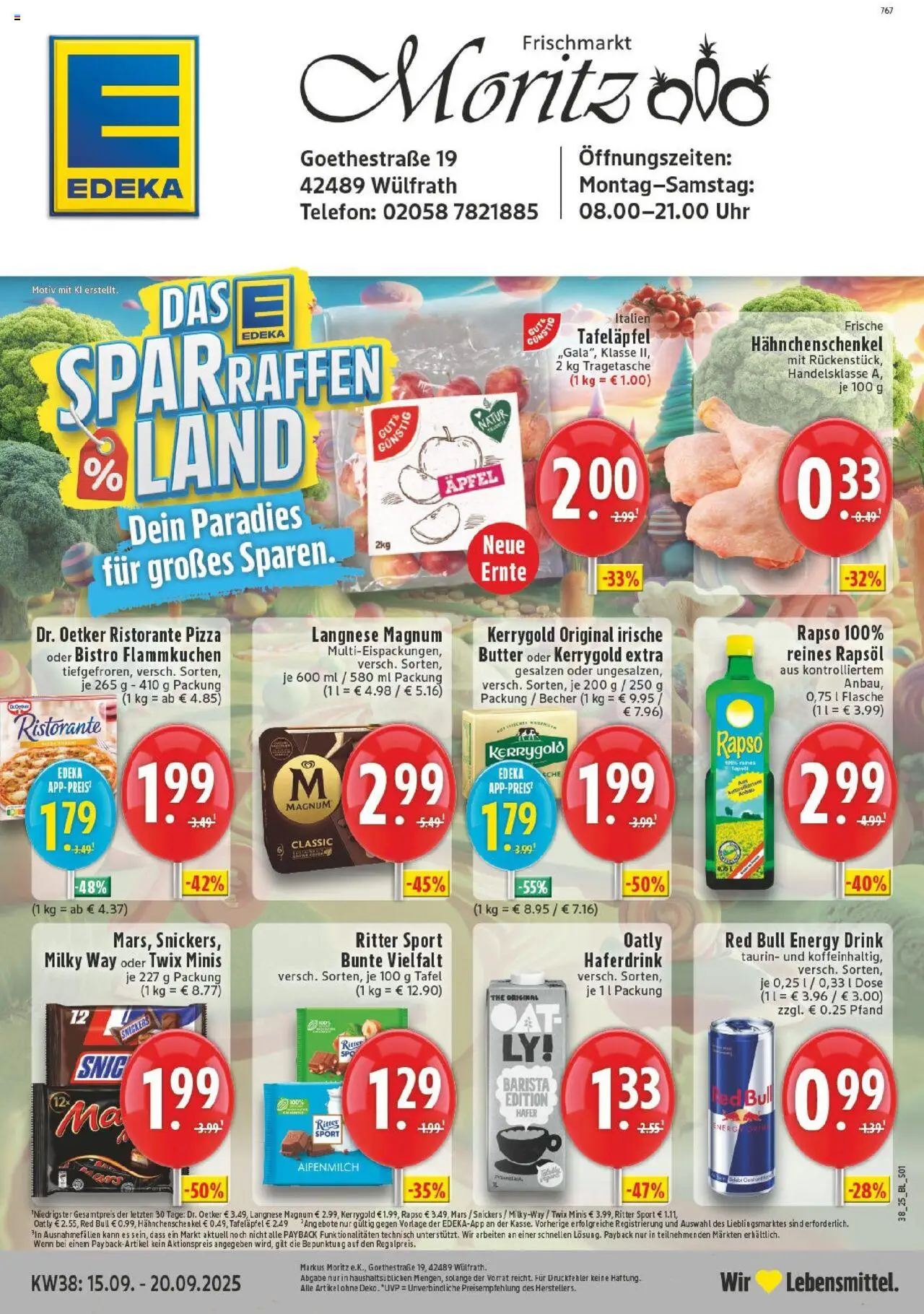 EDEKA Prospekt ab 14.09.2025 - Prospekt Wülfrath Online