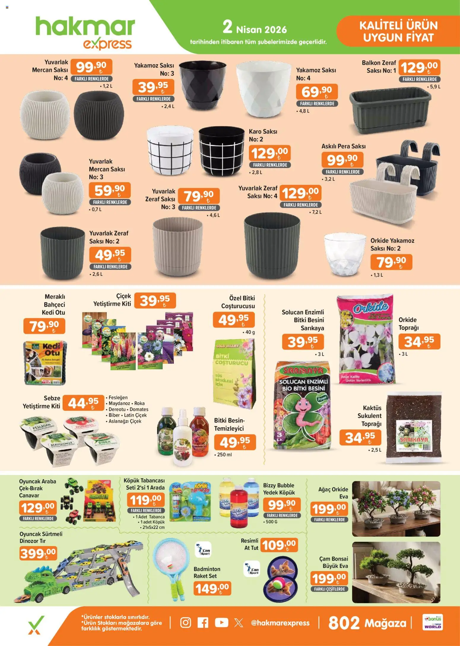Hakmar Express Hakmar Express - Perşembe Aktüel Ürünler 02.04.2026 - Broşürünün önizlemesi