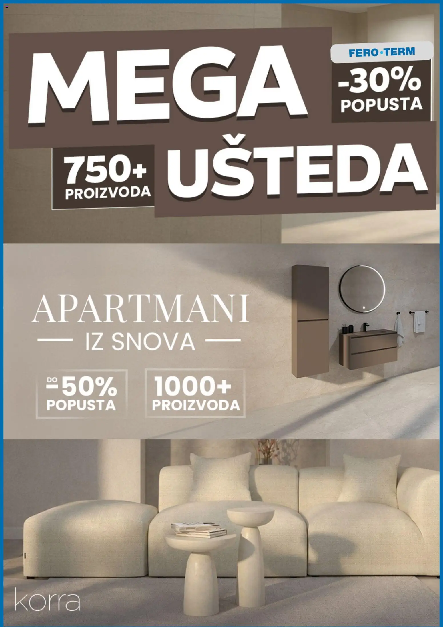 Pregled letka Fero-term Katalog trgovine Fero-term vrijedi od 09.04.2026