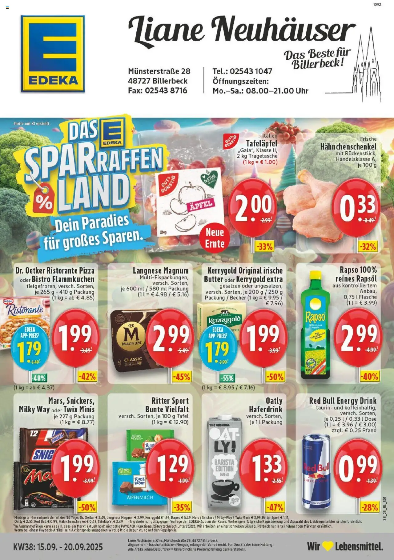 EDEKA Prospekt ab 14.09.2025 - Prospekt Billerbeck Online