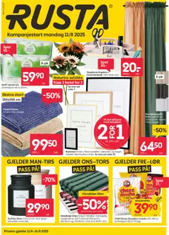 Forhåndsvis Kundeavis fra butikk Rusta gyldig fra 11/08/2025