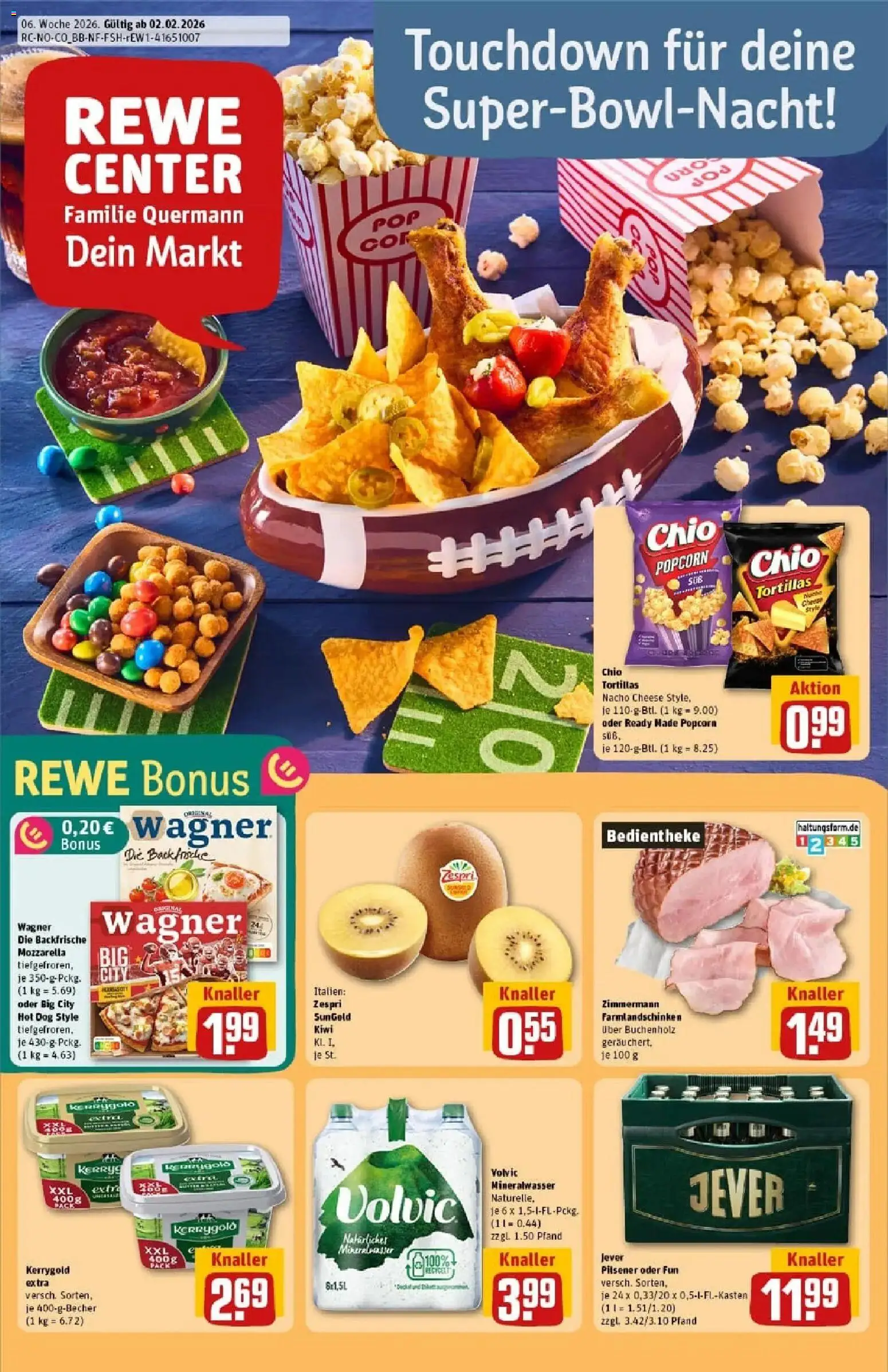 Vorschau von dem Prospekt des Geschäftes Rewe, gültig ab dem 02.02.2026