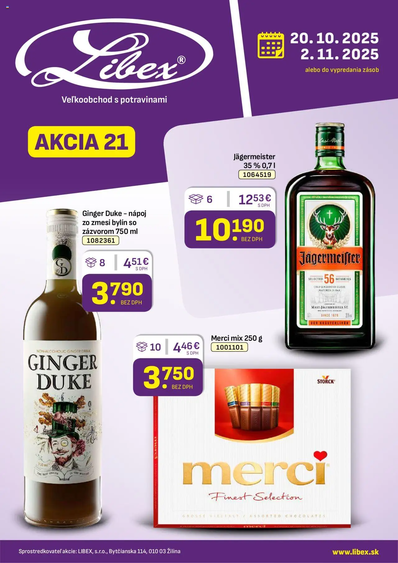 Libex Leták (20.10. - 02.11.2025) - Akčná ponuka