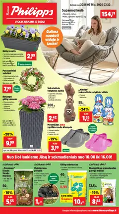 Thomas Philipps parduotuvės leidinio Thomas Philipps leidinys galiojančio nuo 2026.03.16 peržiūra