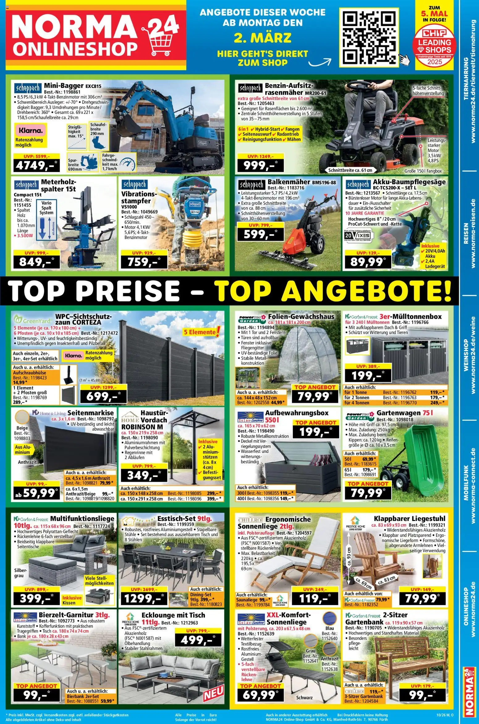 Vorschau von dem Prospekt des Geschäftes Norma, gültig ab dem 02.03.2026