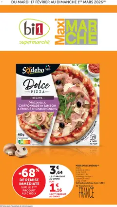 Prévisualisation de Catalogue du magasin bi1 formulaire valide 17/02/2026