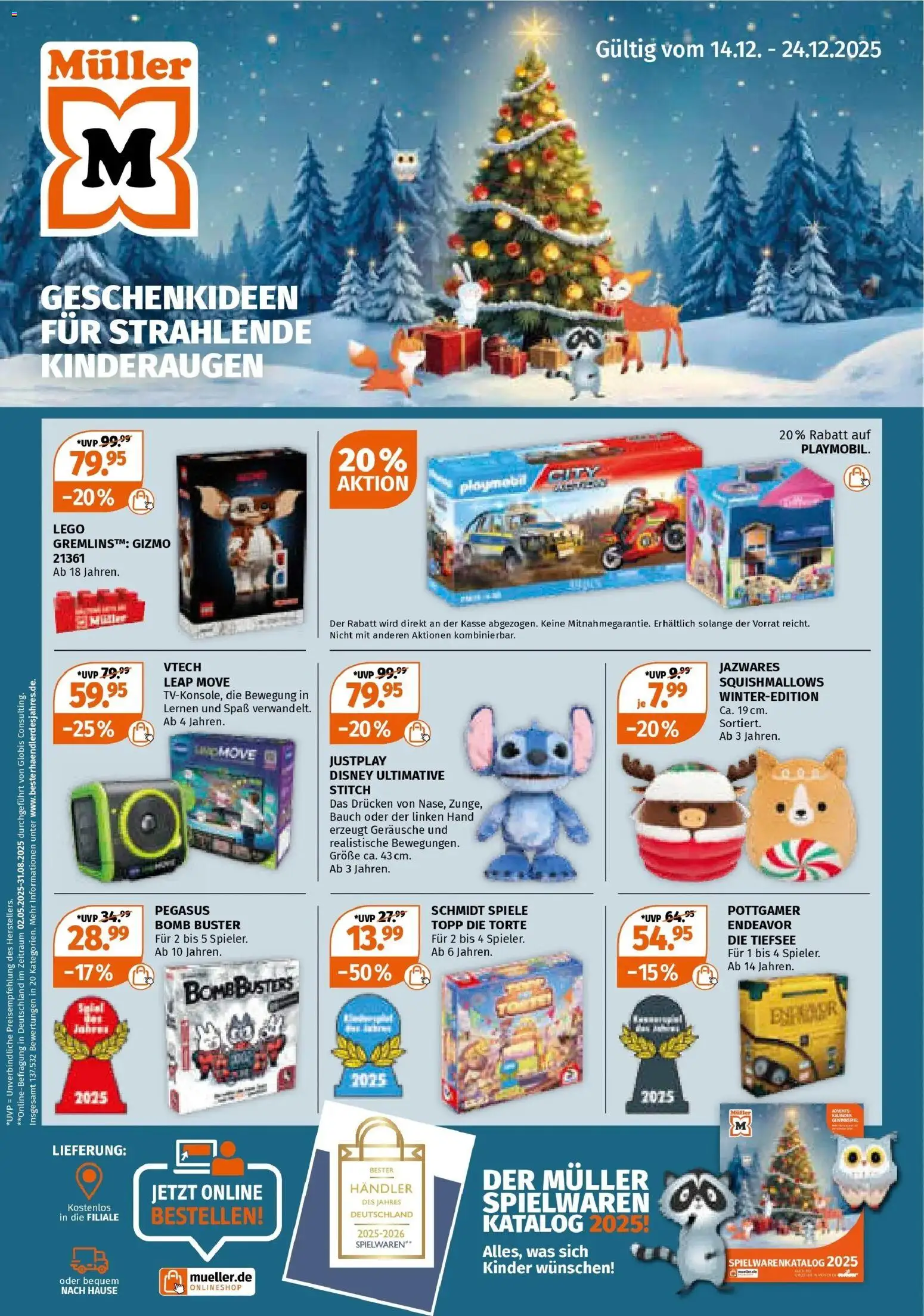 Vorschau von dem Prospekt des Geschäftes Müller, gültig ab dem 14.12.2025