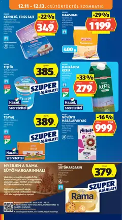 Aldi - Akciós újság Aldi megtekintése, amely érvényes 2025.12.11.-től | Oldal: 12